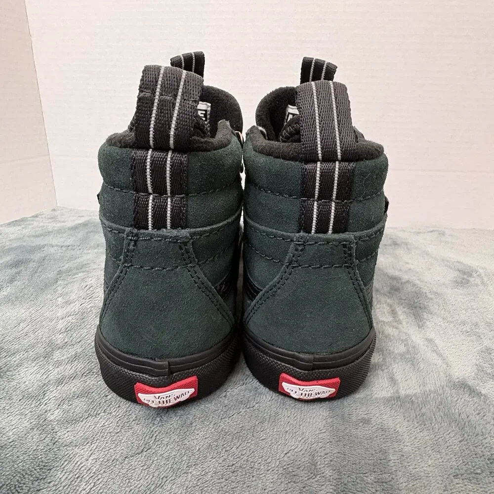 Vans Sk8-Hi MTE Waterproof Insulated Boots -Scarab Green- Men's 5/Women's 6.5